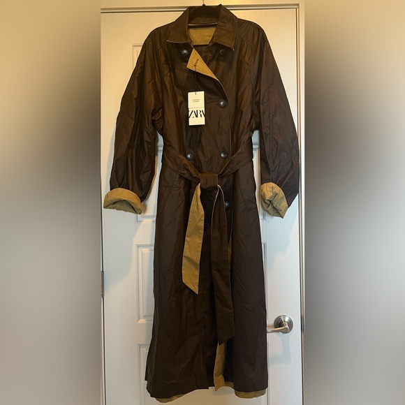 Zara reversible trench coat - Picture 4 of 12
